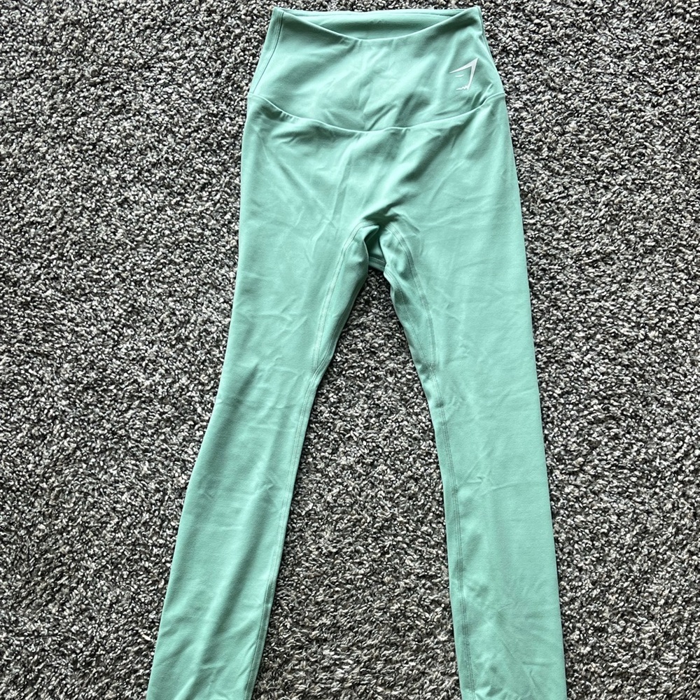 Gymshark Mint Green Leggings/Track Pants – Women's XS – Lightweight & Breathable - Picture 4 of 6
